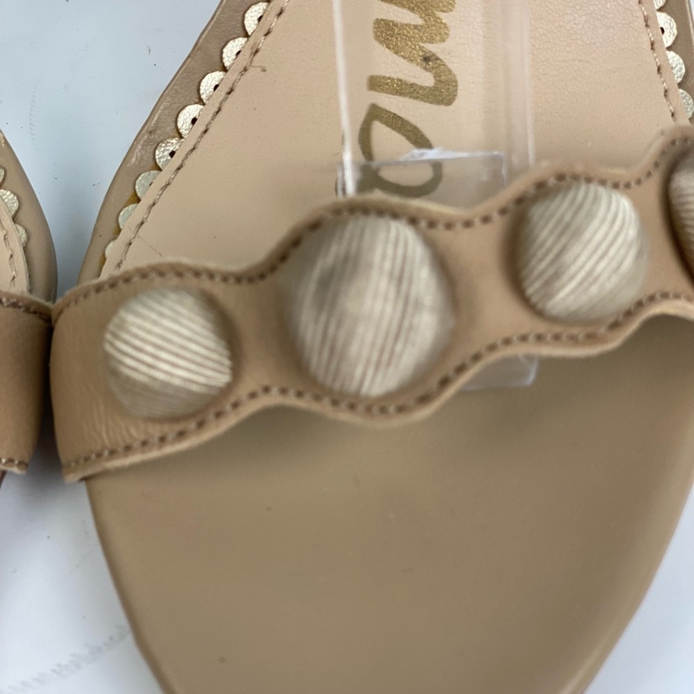 SAM EDELMAN Addison Stiletto, Classic Nude Leather size 7 - Picture 11 of 11